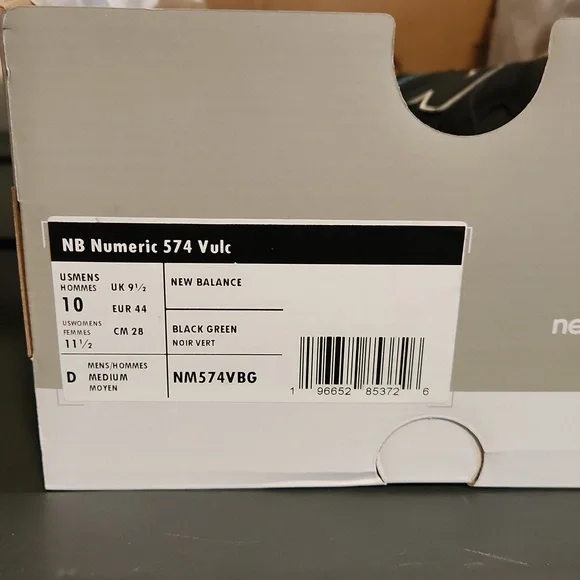 New Balance NB Numeric 574 Vulc NWT - Picture 3 of 6